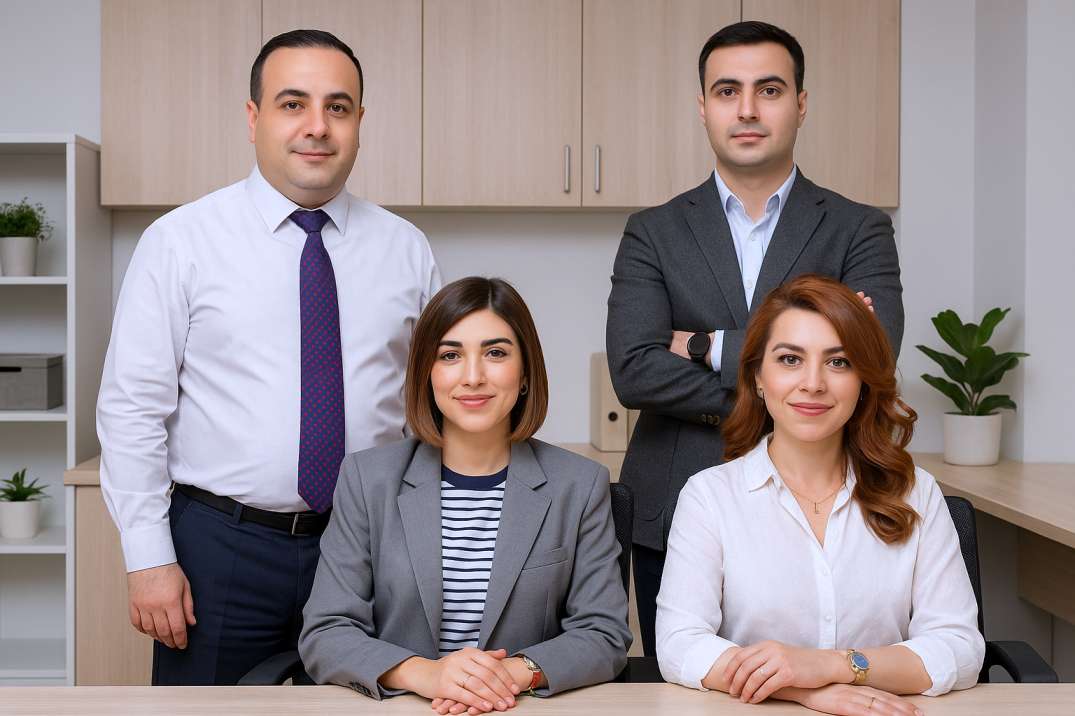 Alliance Legal Center office team in Baku, Azerbaijan collaborating